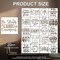 20 PCS Inspirational Christian Stencils for Painting – Reusable Bible Quote Templates for Wood Signs, Wall Art, Canvas, Church Crafts & DIY Religious Home Decor